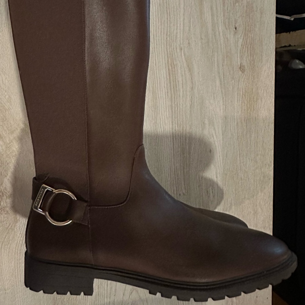 Coach Walnut Fitz Riding Boot Size 9.5 - Picture 4 of 8
